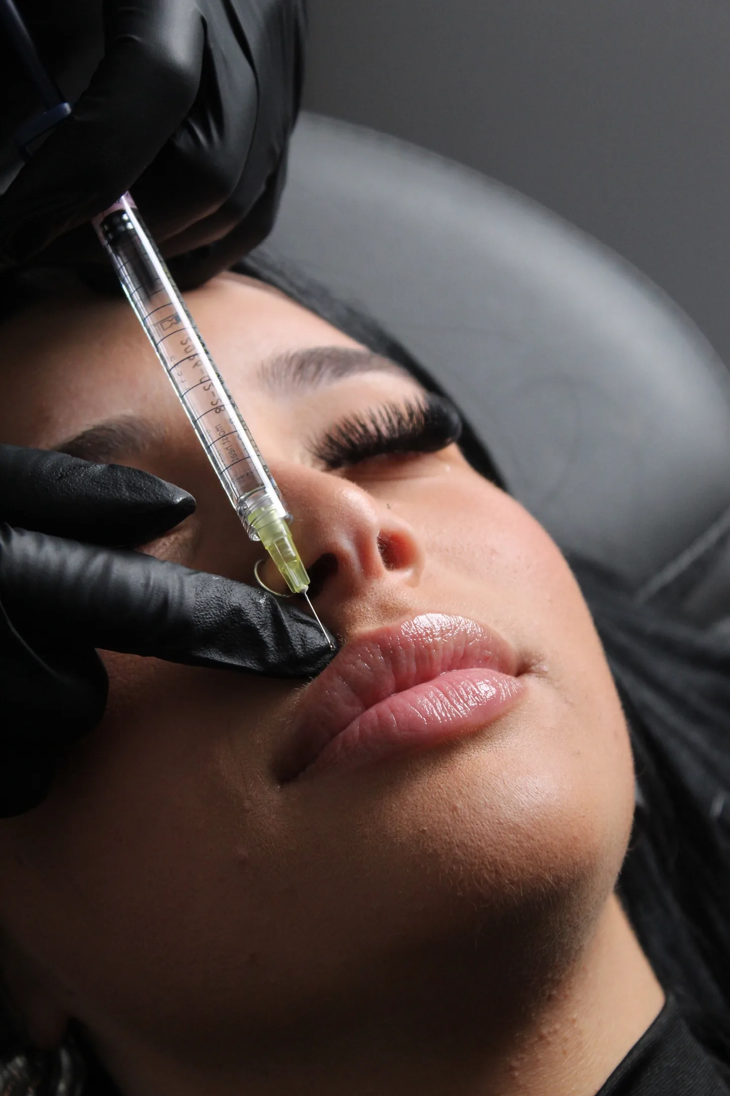 Entyre aesthetic treatment close-up